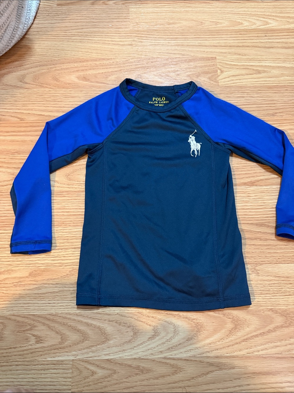 Polo by Ralph Lauren Navy & Blue Kids Long-Sleeve Rash Guard